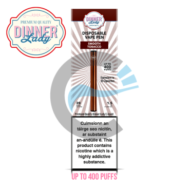 Smooth Tobacco - Dinner Lady Disposable Vape Pen