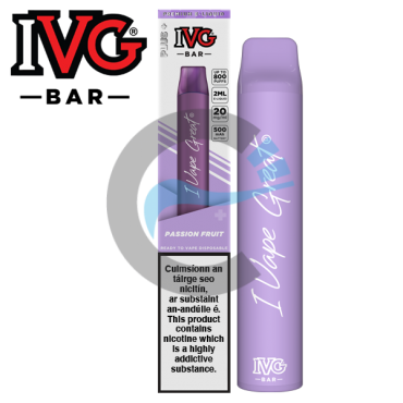 Passionfruit - IVG Bar Plus Disposable Vape
