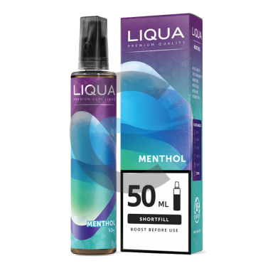 Menthol - LiQua 50ml Short Fill Mix and Go
