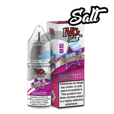 Sour Rasberry Pomegranate - Bar Favorites Nicotine Salts IVG 10ml