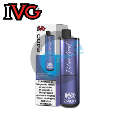 Grape Ice - IVG 2400 Disposable Vape