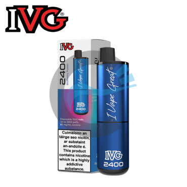 Blueberry Fusion - IVG 2400 Disposable Vape