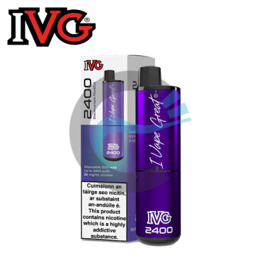 Blackcurrant Menthol - IVG 2400 Disposable Vape