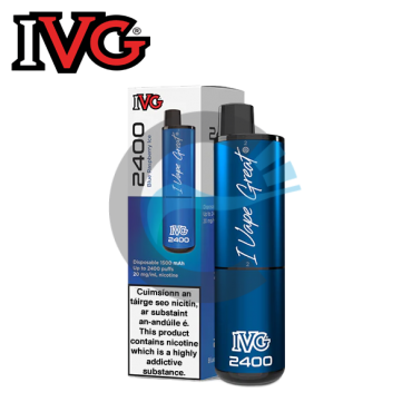 Blue Raspberry Ice - IVG 2400 Disposable Vape