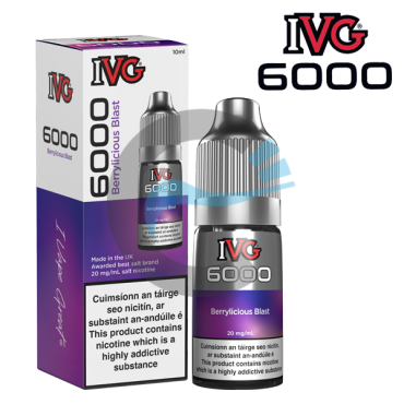 Berrylicious Blast - IVG 6000 Nicotine Salts 10ml