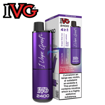 Grape Edition - IVG 2400 Disposable Vape