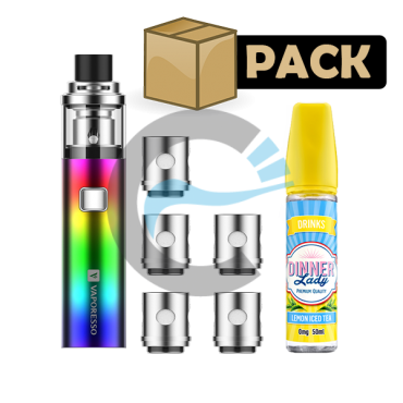 Vaporesso VECO Solo Kit - Rainbow PACK with liquid