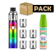 Vaporesso VECO Solo Kit - Rainbow PACK with liquid