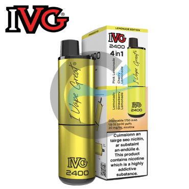 Lemonade Edition - IVG 2400 Disposable Vape