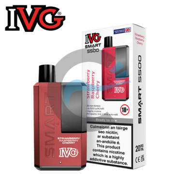 Strawberry Raspberry Cherry - IVG SMART 5500 Disposable Vape