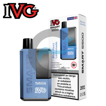 Blue Razz Lemonade - IVG SMART 5500 Disposable Vape
