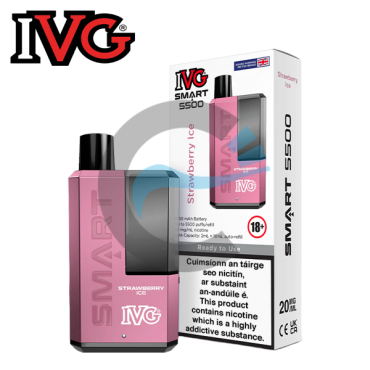 Strawberry Ice - IVG SMART 5500 Disposable Vape