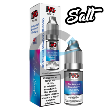 Blackcurrant Strawberry Blueberry (L) - Nicotine Salts IVG 10ml