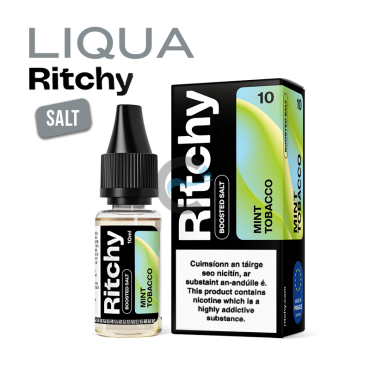 Mint Tobacco - Liqua Ritchy Boosted Nicotine Salt 10ml Liquid