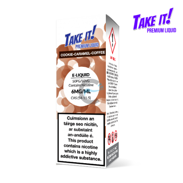 Pre-Order 3C Cookie Caramel Coffee - Take it! 10ml - Premium e liquid in Ireland Pre-Order 3C Cookie Caramel Coffee - Take it! 10ml - Premium e liquid in Ireland