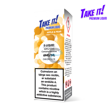 Pre-Order Apple and Pear - Take it! 10ml - Premium e liquid in Ireland   Pre-Order Apple and Pear - Take it! 10ml - Premium e liquid in Ireland