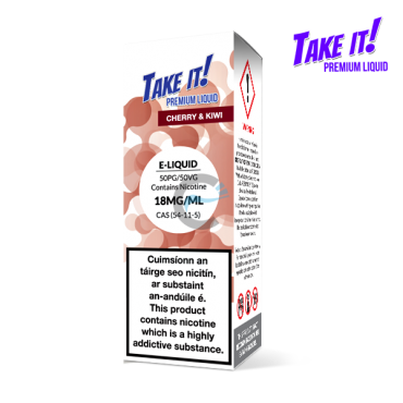 Pre-Order Cherry & Kiwi - Take it! 10ml - Premium e liquid in Ireland Pre-Order Cherry & Kiwi - Take it! 10ml - Premium e liquid in Ireland
