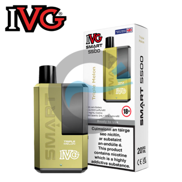 Triple Melon - IVG SMART 5500 Disposable Vape